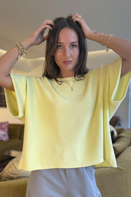 Conrad Layer Knit Lemon /50=